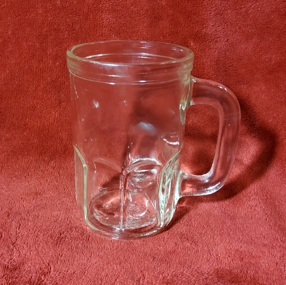 Vintage Silver Spring Heavy Glass 8 Oz Child Size Rootbeer Mug w/Handle 4.25" - Picture 1 of 5